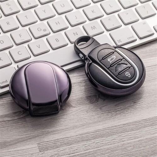 TPU Car Key Case Cover Key Protection Shell For Mini Cooper R56 Accessories Fridge Clubman Clunvan Paceman Woman Man Key Bag