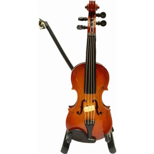1:12 Scale Violin in Case Musical Instrument Dollhouse Music Room Accessory
