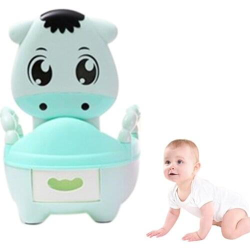 Kids Cow Potty Portable Vaca Urinals Toilet Seat Folding Chair 46*35*30cm Safety Durable Unisex Baby Urinals Potty for Children