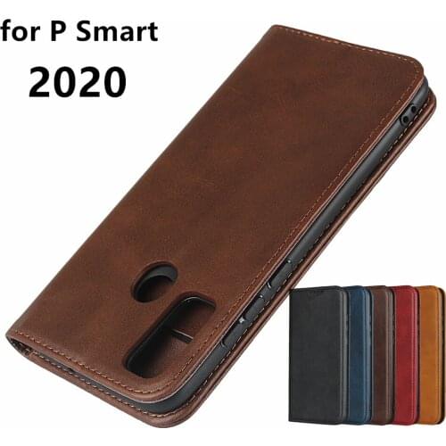 Leather case for Huawei P Smart 2020 Flip case card holder Holster Magnetic attraction Cover Case Wallet Case