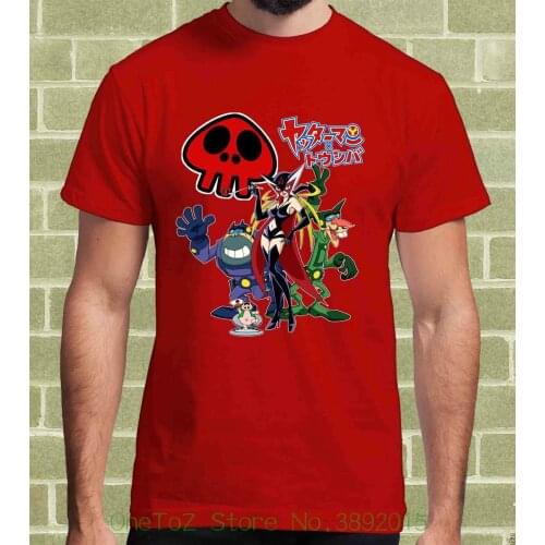 Summer The New Fashion For Short Sleeve Yattaman Trio Drombo Cartoon Anni 80 T-Shirt Per Uomo E Bambino