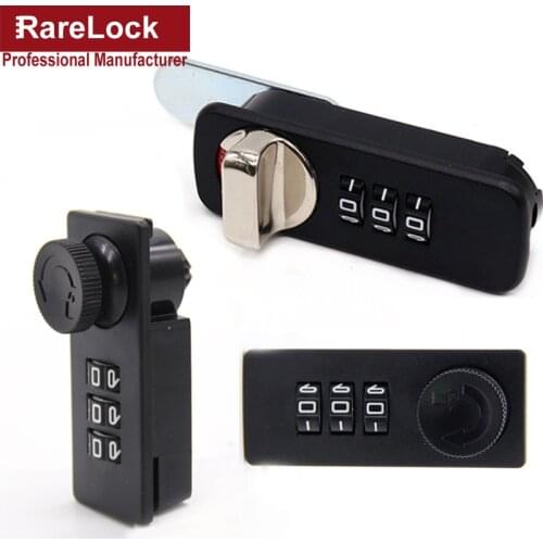 Three Position Mechanical Code Lock Keyless File Cabinet Drawer Cabinet Safe Deposit Box Cashbox Lock Hardware Rarelock MA035 B
