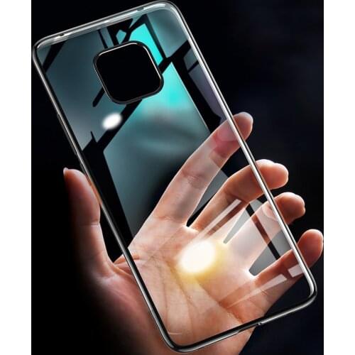 Soft Silicone TPU Ultra Thin Transparent Case For Huawei Mate 10 20 X 30 Pro Lite 20X Airbag Cases Shockproof Back Phone Cover