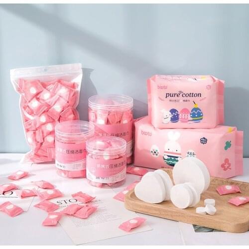 Disposable Compressed Towel Cotton Ultralight Portable Travel Face Bath Towels Outdoor Absorbing Water Wipes