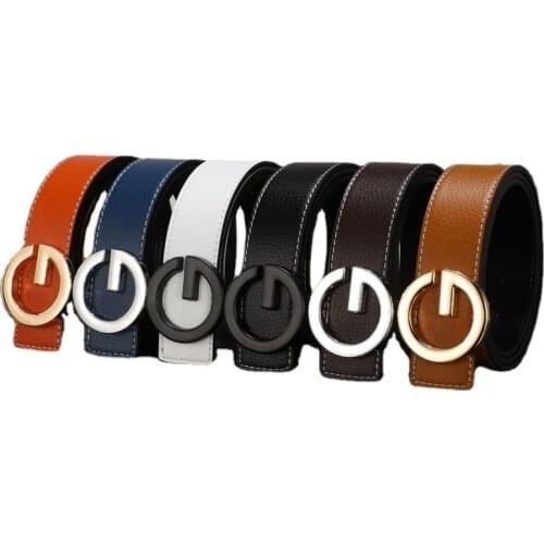 New Mens Belt Leather Personality Young People Casual Pants with Business G Buckle Belt Leather Belt Designer Belts Men 3.8cm