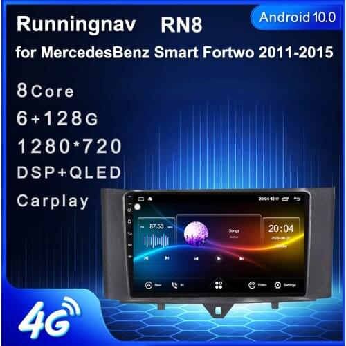 Runningnav For Mercedes/Benz Smart Fortwo 2011 2012 2013 2014 2015 Android Car Radio Multimedia Video Player Navigation GPS