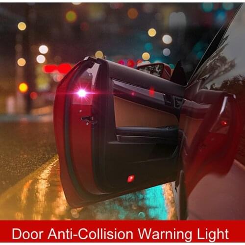 2x Car Door Lights LED Warning Lamp Signal Lamp For Toyota Corolla RAV4 Camry Prado Avensis Yaris Auris Hilux Prius Land Cruiser