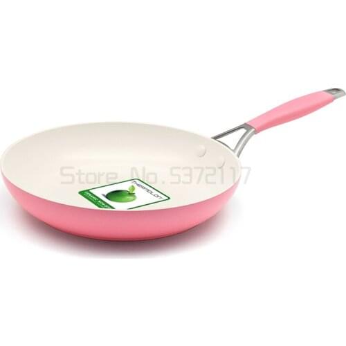 Nonstick Frying Pan Skillet Stainless Steel Handle With Lid Suit For All Stoves Induction Oven Safe 26cm