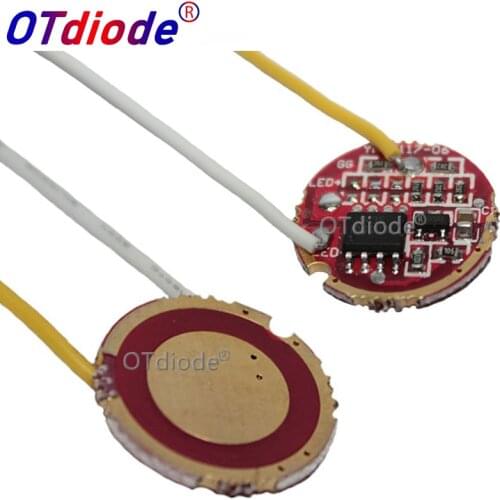 1-10pcs cree xml led xml2 XPL XPL2 led T6 U2 driver 17mm 2.7-4.2V 2-2.2A 5-ModeLED Driver for CREE XML LED Emitter
