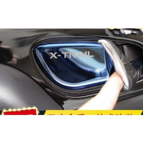Inner door bowl car interior decoration For Nissan X-Trail 2016 - 2021 High-quality stainless steel car accessories Car styling