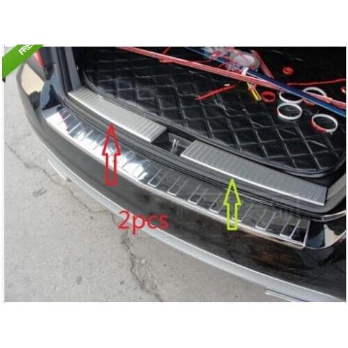 Rear Bumper Protector Sill plate cover For Benz X204 GLK300 GLK350 2010 -2013