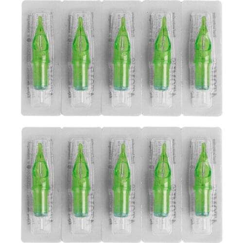 10pcs Disposable Tattoo Cartridge Needles 3RL 5RL 7RL 5RS 7M1Tattoo Supplies Makeup for Microblading Tattoo Machine