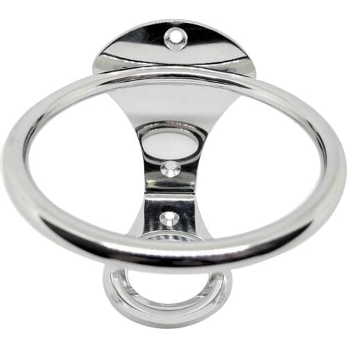 2x Stainless Steel Boat Ring Cup Drink Holder for Marine Yacht Truck Car