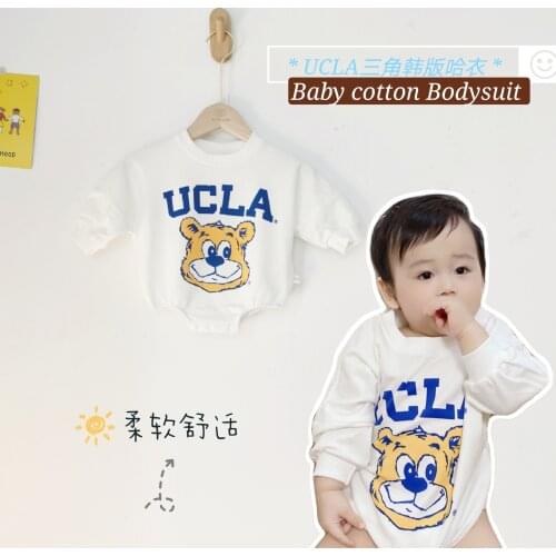 2021 Spring Summer New Baby Infant Kids Girls Cartoon Bear Rompers Toddler Outfits Baby Boys Girls Long Sleeve Romper Bodysuits