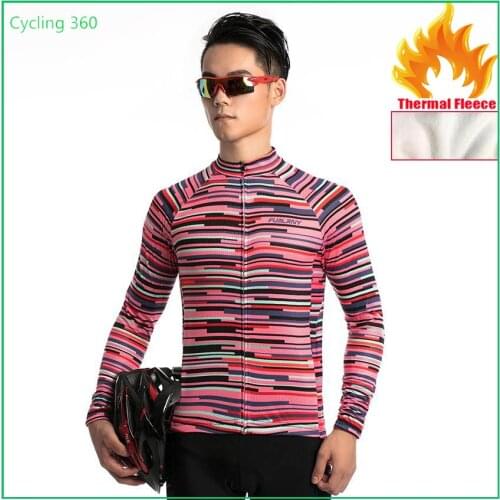 2018 Winter Cycling Clothing Long Maillot Ciclismo Hombre Cycling Jersey Bike Fitness Sportswear Mens Ropa Ciclismo W19 XS-3XL