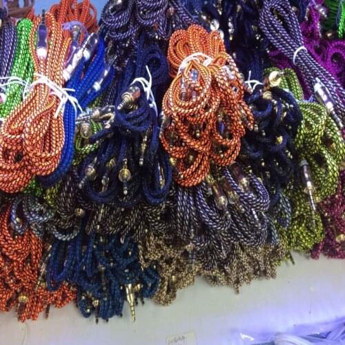 500pcs/lot 3.5MM Male to male Fabric Braided Aux Audio cable Accessory Bundles for iphone samsung mp3
