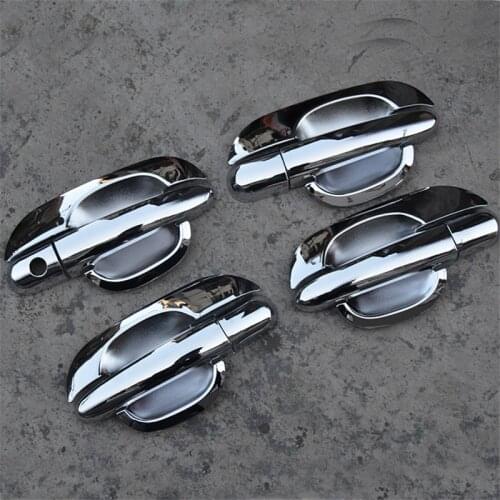 ABS chrome door handle / door bowl trim for KIA SPORTAGE 2008-15,Free shipping plating electroplate protec decorat cover sticker