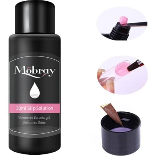 Mobray 30ml Gel Nail Polish Remover Acrylic varnish UV Gel Slip Solution Extension Carving Quick Cleaning Manicure Cleaner