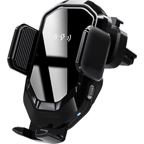 15W Induction Wireless Charger Car Phone Holder for iPhone Xiaomi Samsung Automatic Electric Wireless Charging Bracket In Cars