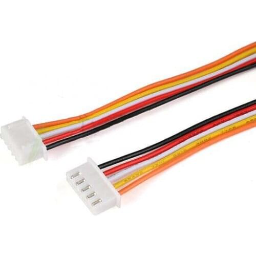 Free shipping 50set XH2.54mm female male Electronic Terminal Wire 4/5/6PIN 20CM Cable 2.54MM Connector UL1007 26AWG XH2.54 Cable