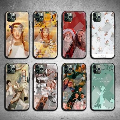TOPCASHOP Anne with an E Phone Case Tempered Glass For iPhone 12 pro max mini 11 Pro XR XS MAX 8 X 7 6S 6 Plus SE 2020 case