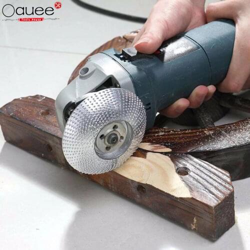 16/22MM Bore Woodworking Grinding Wheel Rotary Disc Sanding Wood Carpenter Carving Tools Grinding Machine Angle Grinder