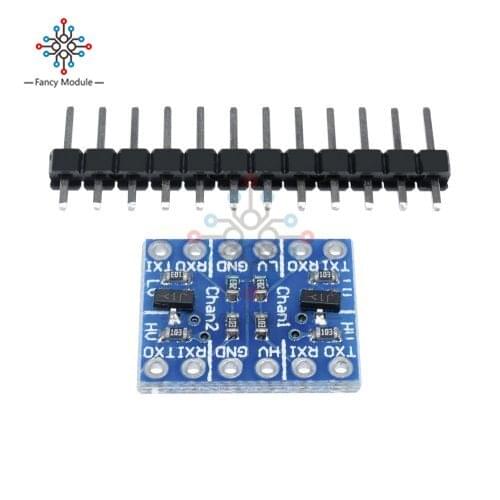 5pcs Two Channel IIC I2C Logic Level Converter Bi-Directional Board Module 5V To 3.3V