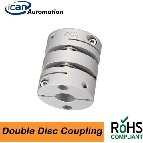 Flexible Coupling 8*8 GL Aluminum Double Disc Coupler 8mm