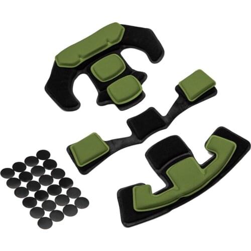 Memory Foam Tactical Pad Replacement Airsoft Helmet Pads 33PCS/Set Cushion Accessories Protective Mat for MICH Team Wendy