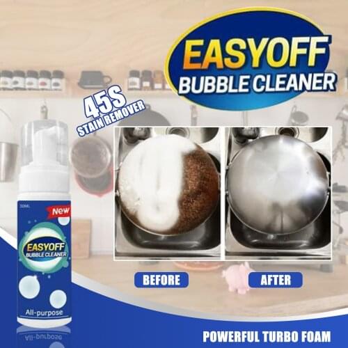 Power Clean Kitchen Grease Cleaner Kitchen Grease CleanerAll-Purpose Rust Cleaner Bubble Household Cleaning 30/100/200ml