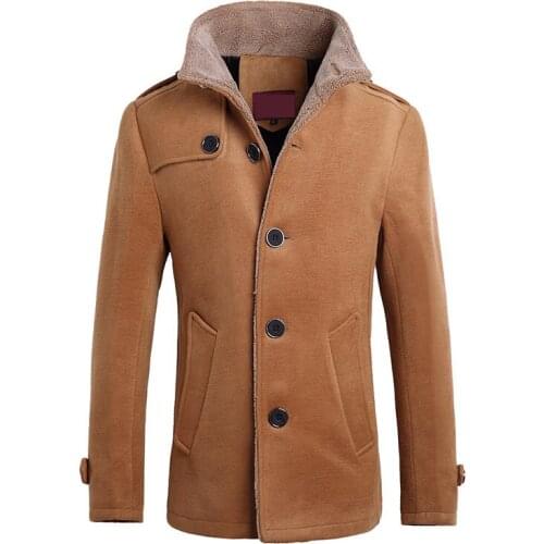 MRMT 2021 Brand New Mens Jackets Wool Overcoat for Male Loose Casual Windbreaker Jacket Outer Wear Clothing Garment