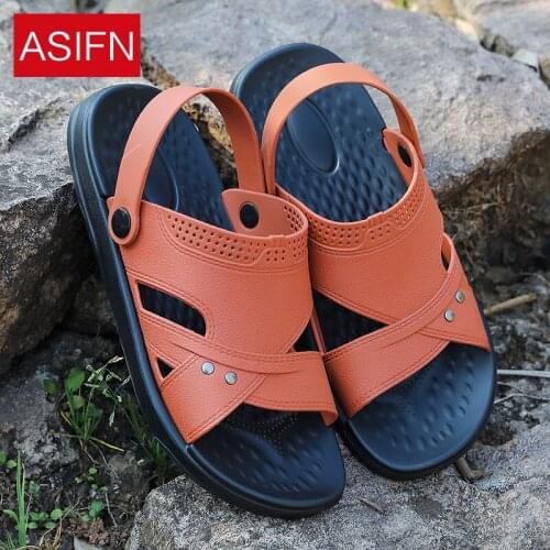 Mens slippers fashion thick soft bottom casual beach shoes slippers men shoes shower slippers house slippers home slippers