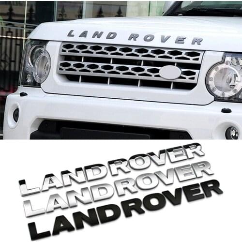Car Hood Cover Emblem Decals for Land Rover Range Rover Velar L405 Sport Discovery 2 3 4 Defender Auto Front Sticker Accessories