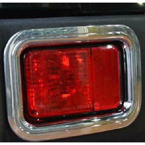 Front rear bumper fog lights lamp decorative cover sticker trim for wrangler