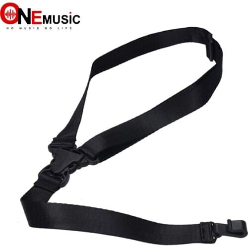 Professional Black Adjustable Nylon Ukulele Guitar Strap
