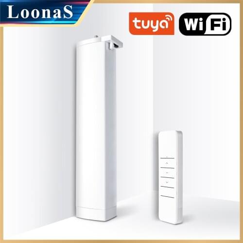Loonas Smart WiFi Electric Curtain Motor system for Tuya and Smart Life Compatable Alexa and Google Assistant