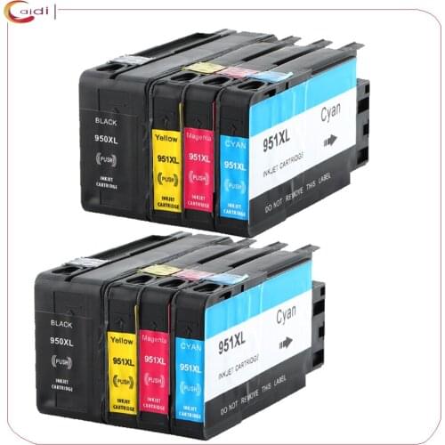 Compatible with HP Officejet Pro 8600 8610 8620 8630 251dw 276dw Series Printer(2BK 2C 2M 2Y) 950XL 951XL ink cartridge