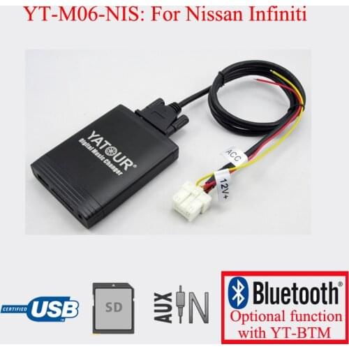 Yatour auto radio USB SD AUX decorder for Nissan Infiniti