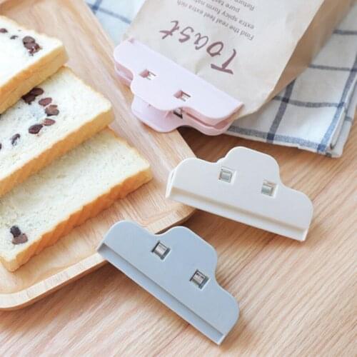 1Pcs Food Sealing Sealer Clip Snacks Storage Bags Sealer Clamp Keep Fresh Clip Household Kitchen Storage Accessories 3colors