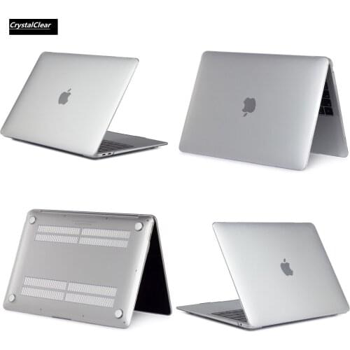 2020 New Crystal Hard Laptop Case For New Apple Macbook Air Pro Retina 11 12 13 15 with/without Touch Bar Laptop Hard Case Cover