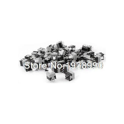 55pcs 6 Pins DPDT Momentary Power Micro Push Button Switches 8.5x.8.5mm