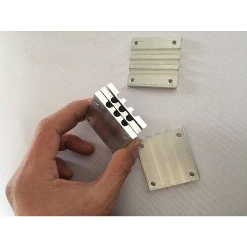 6mm heat pipe pressing block / heat pipe buckle / 50*50mm 100*50mm circular heat pipe pressing plate mute assembly buckle