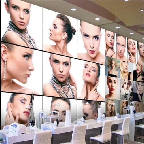 Beibehang Customize any size wallpaper murals Europe and the United States fashion beauty beauty cosmetics background wall