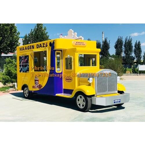 Mobile Food carts/trailer/ Ice Cream truck/snack Food Carts With Customize Equipment Food Cart