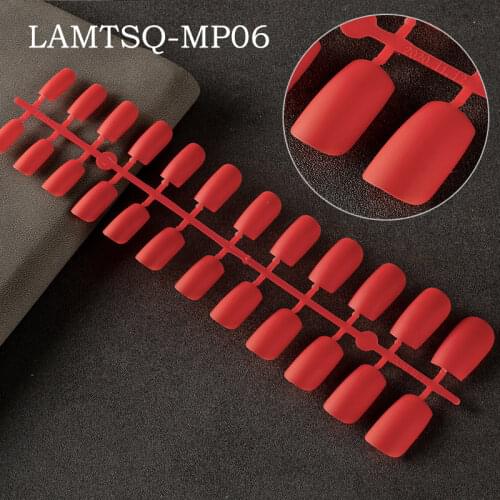 New Matte False Nails French Coffin Full Cover Frosted for Women Detachable Square False Fake Nail Art Finger Manicure DIY Tools