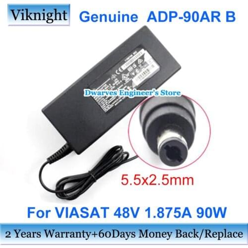 Genuine ADP-90AR B ADP-80AR B AC Adapter 48V 1.875A 90W Power Suply GS90A48-P1M For VIASAT EXEDE MODEM RM5120 RM5110 RM5120N-080