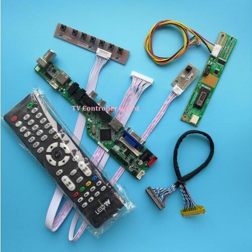 For B141PW01 V2 Module TV Controller Board 30pin Mother Board Digital Signal Resolution 1 lamps 14.1" AV VGA 1440X900