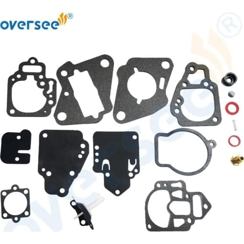 Carburetor Gasket and Diaphragm Kit for Mercury Many 6 8 9.9 10 15,20 & 25 HP Replace 1395-9761-1