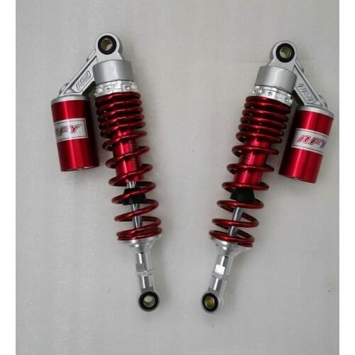 7mm spring Universal 320mm /330mm/340mm/350mm/360mm Motorcycle Shock Absorber for HONDA YAMAHA SUZUKI KAWASAKI silver black red