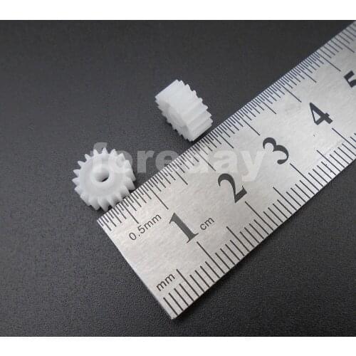 1000PCS Plastic Spur Gear 182.5A 0.5 Modulus Aperture 2.5mm Tight T=18 Gears 0.5M 18T H= 4.5MM 18 Teeth 1000PCS/LOT *FD158X1000